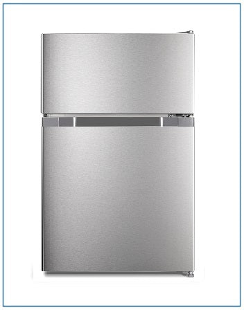 P7531M/4SS-E PowerPoint Fridge Stainless Steel