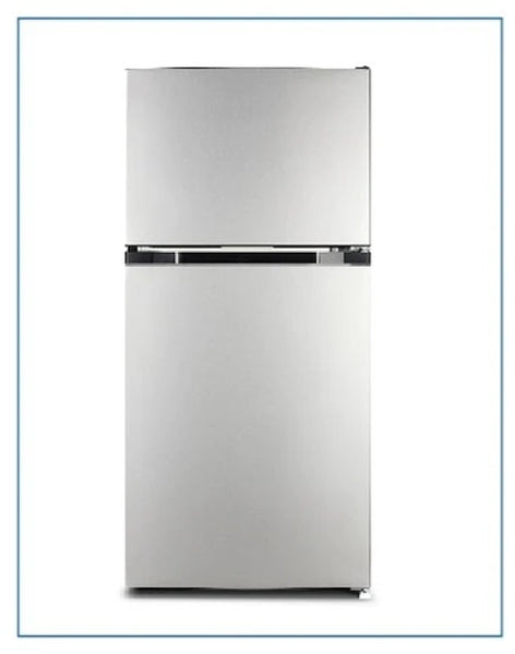 P74250MLSL-E PowerPoint 48 X 128cm Silver Fridge Freezer