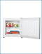 P1245TTFMDW PowerPoint 32 LT TABLE TOP FREEZER WHITE