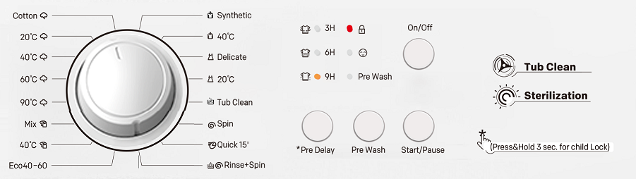 P35106SKW-E PowerPoint 6kg 1000rpm Washing Machine - Image 4