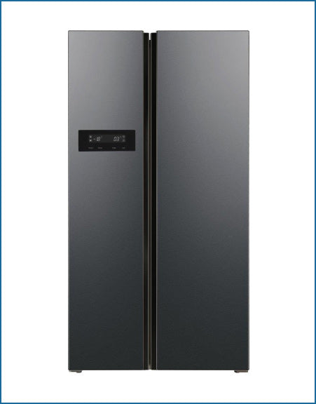 P9458SKBL American Style Fridge Freezer Graphite Black
