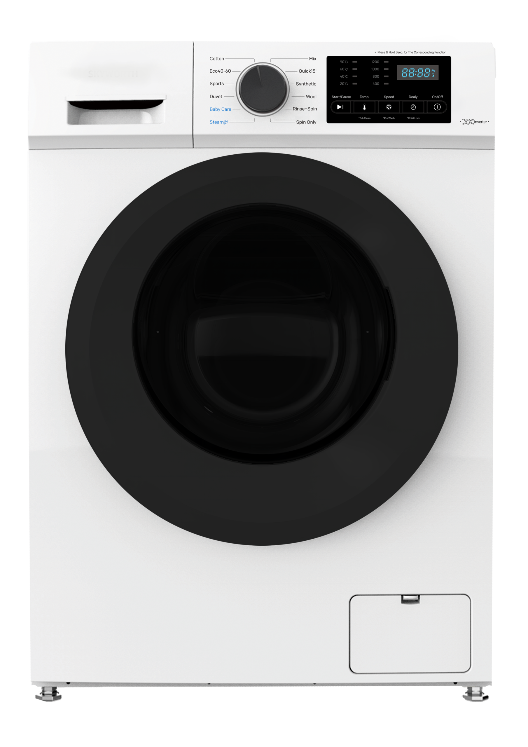 P35147SKW-A Powerpoint 7kg 1400rpm BLDC Inverter A RATING