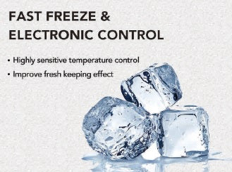 P65564FFSS-E 55 x 170Cm Total No Frost INOX Powerpoint Fridge Freezer - Image 4