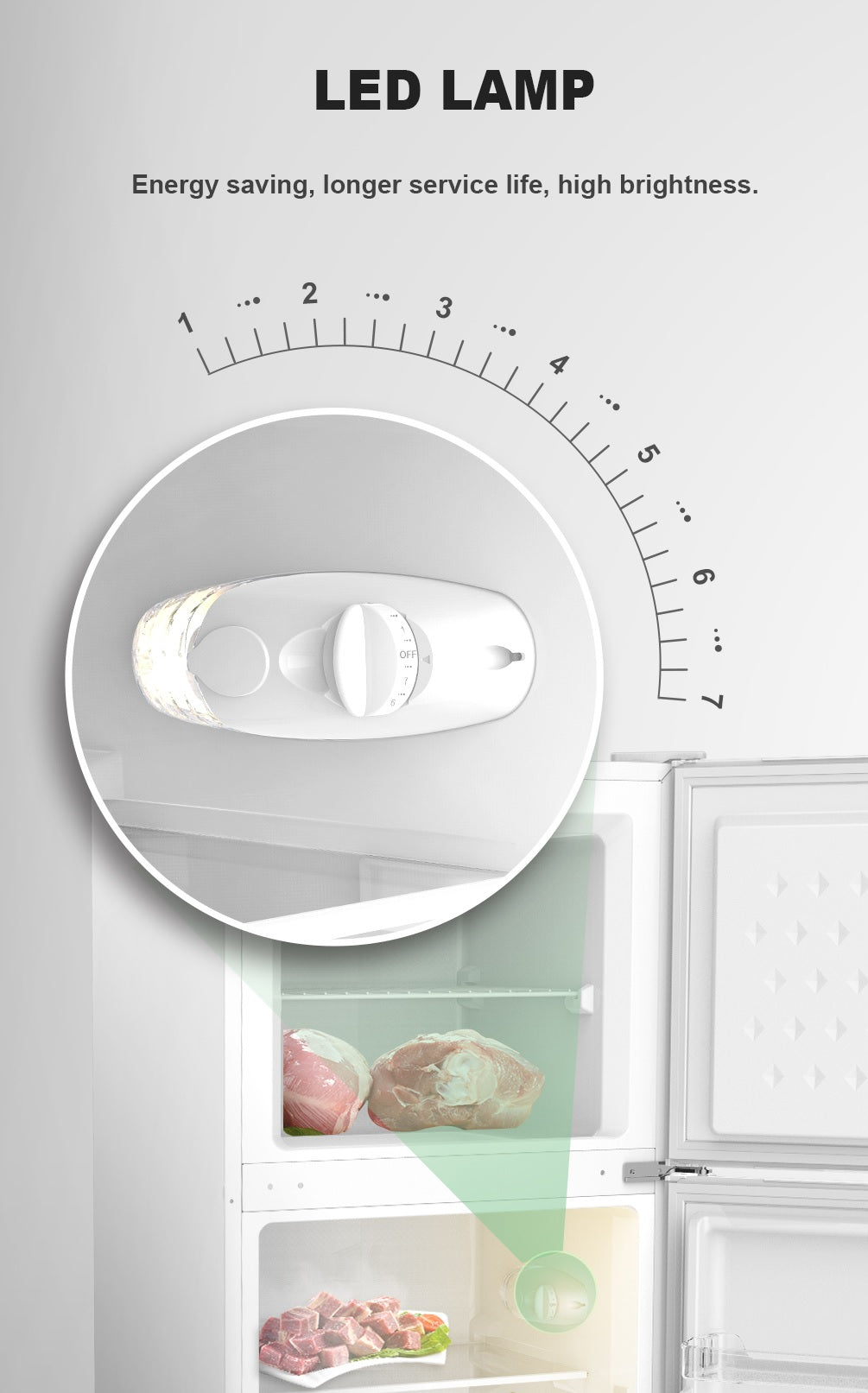 P75562MLBL-2 PowerPoint Black Fridge Freezer - Image 13