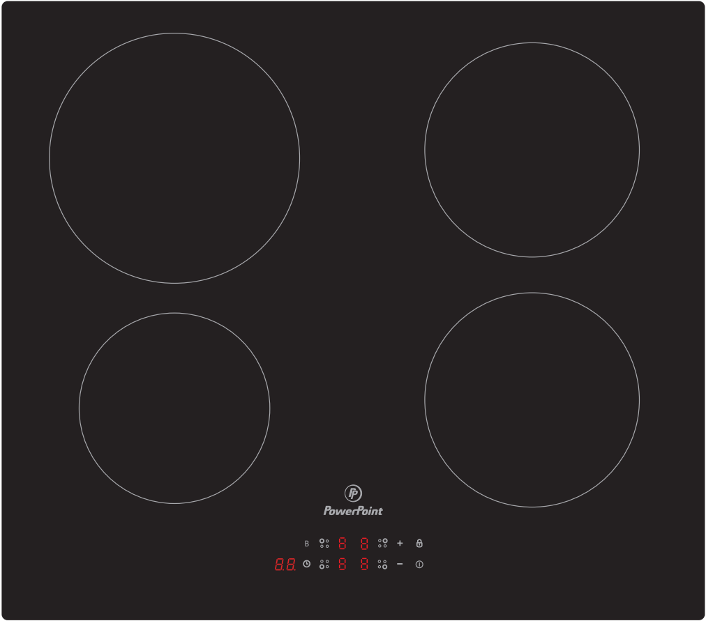 P154MDINTC PowerPoint Induction Ceramic Hob