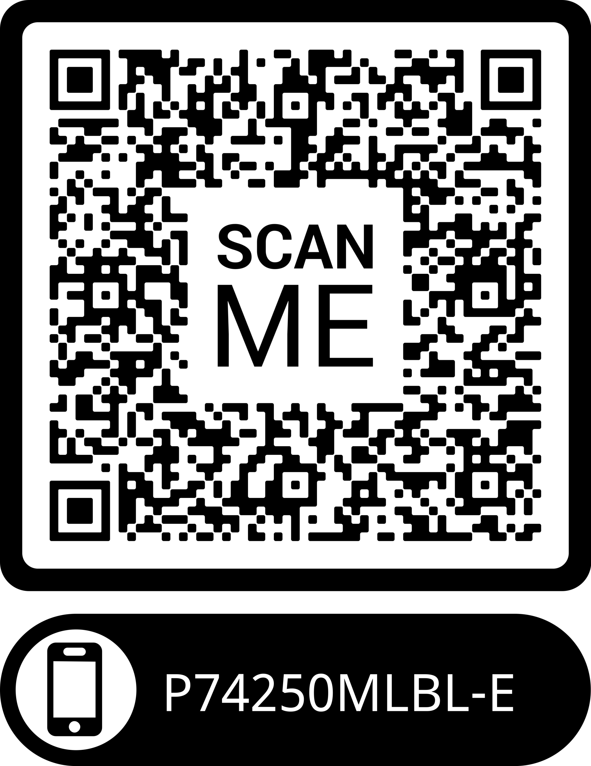 P74250MLBL-E PowerPoint Black Fridge Freezer - Image 5