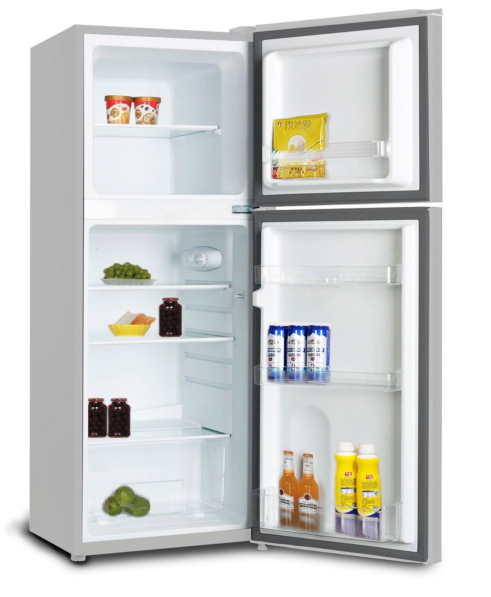 P74250MLSL-E PowerPoint 48 X 128cm Silver Fridge Freezer - Image 3