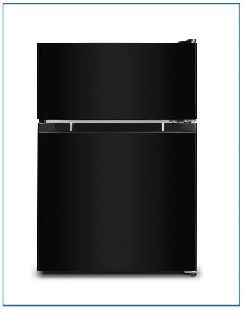 P7531M/4BL-E PowerPoint Under Counter Fridge Freezer Black