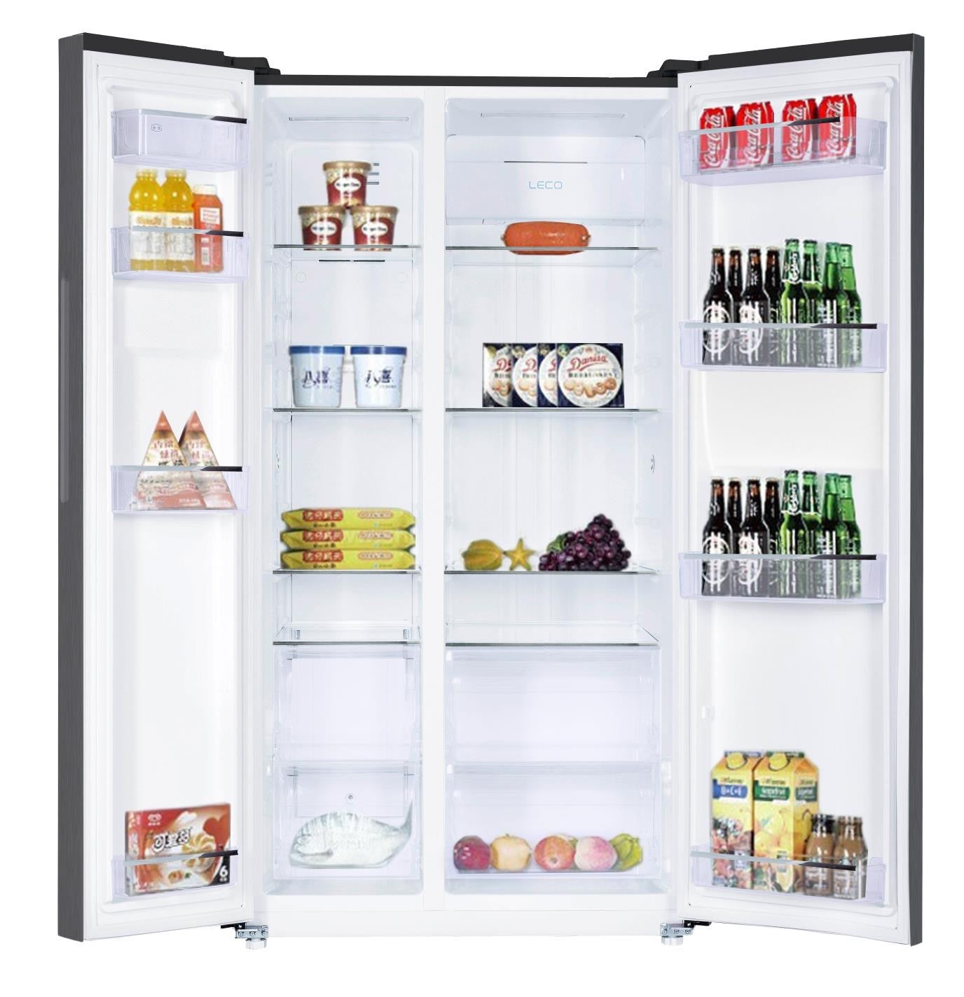 P9630MSS PowerPoint 912 x 1770mm American Style Fridge Freezer - Image 2