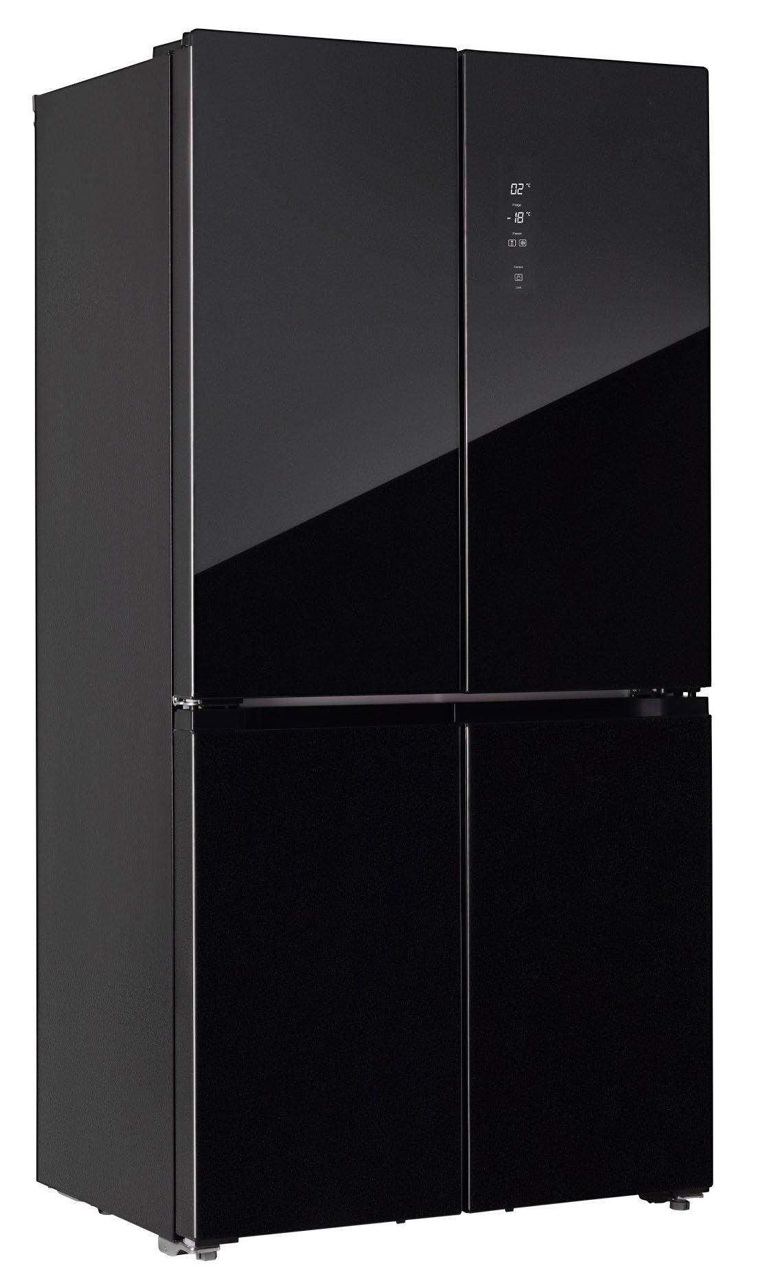 P9917CDSKBLG Cross Door Black Glass