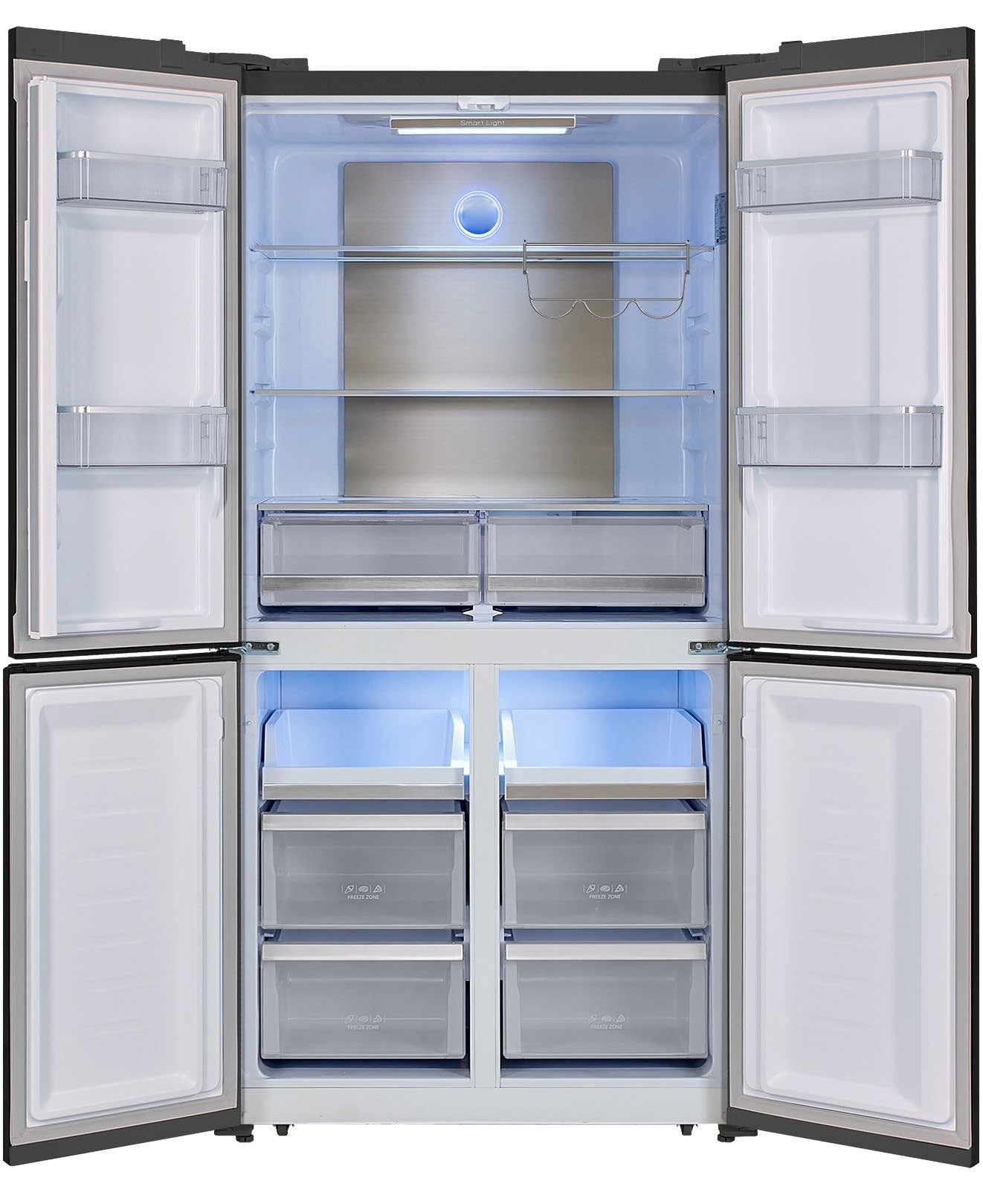 P9917CDSKBLG Cross Door Black Glass - Image 2