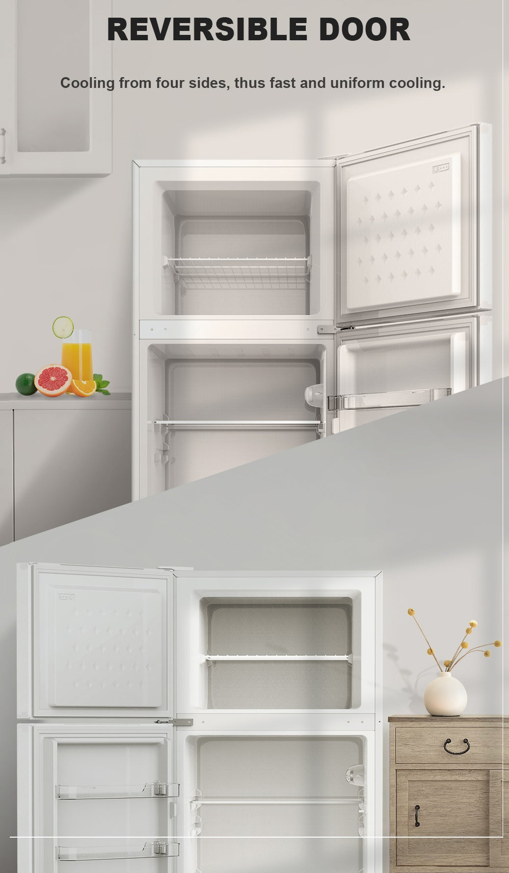 P75562MLBL-2 PowerPoint Black Fridge Freezer - Image 15