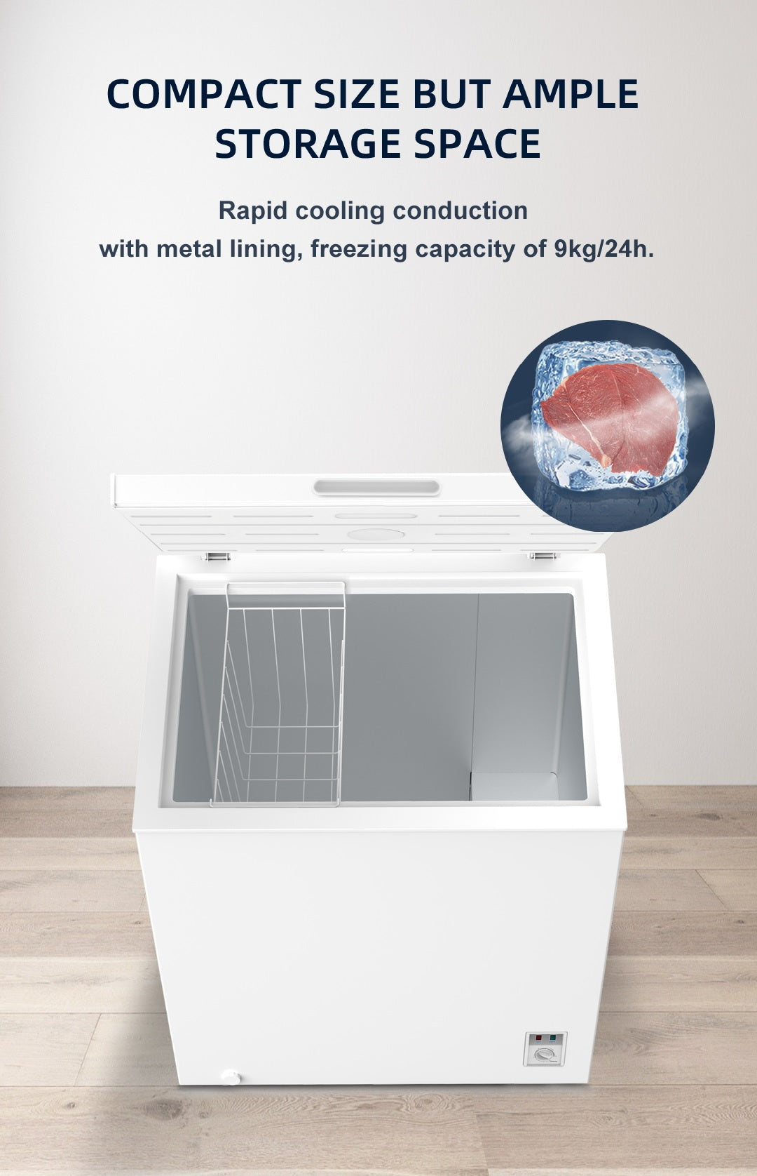P1150ML2W 142 Litre Chest Freezer - Image 11
