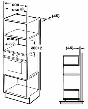 P22925INTSS 25 Litre Built In Microwave - Image 3