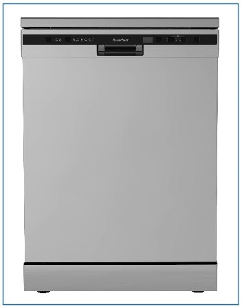 P2612M2SS PowerPoint 60cm 12 Place Dishwasher Stainless Steel