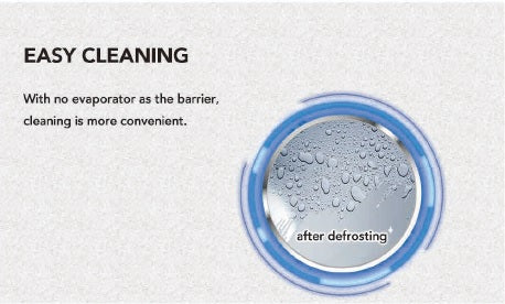 P65514MSFX-E COMPACT SMART FROST FRIDGE OVER FREEZER - Image 9