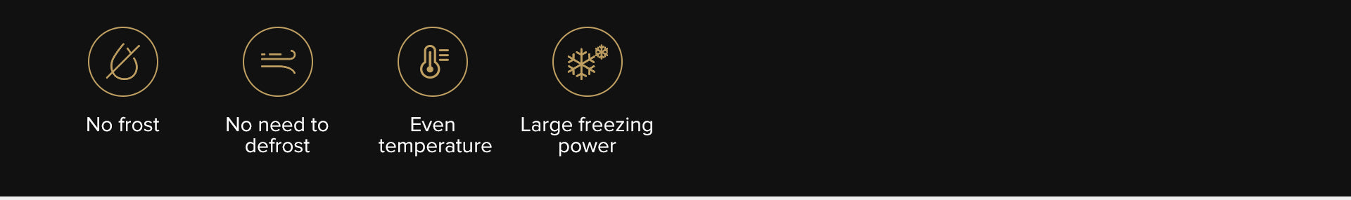 P1271185MFZIN  71 x 185 cm  380 Litre Hybrid Freezer with Frost Free Cooling System - Image 9