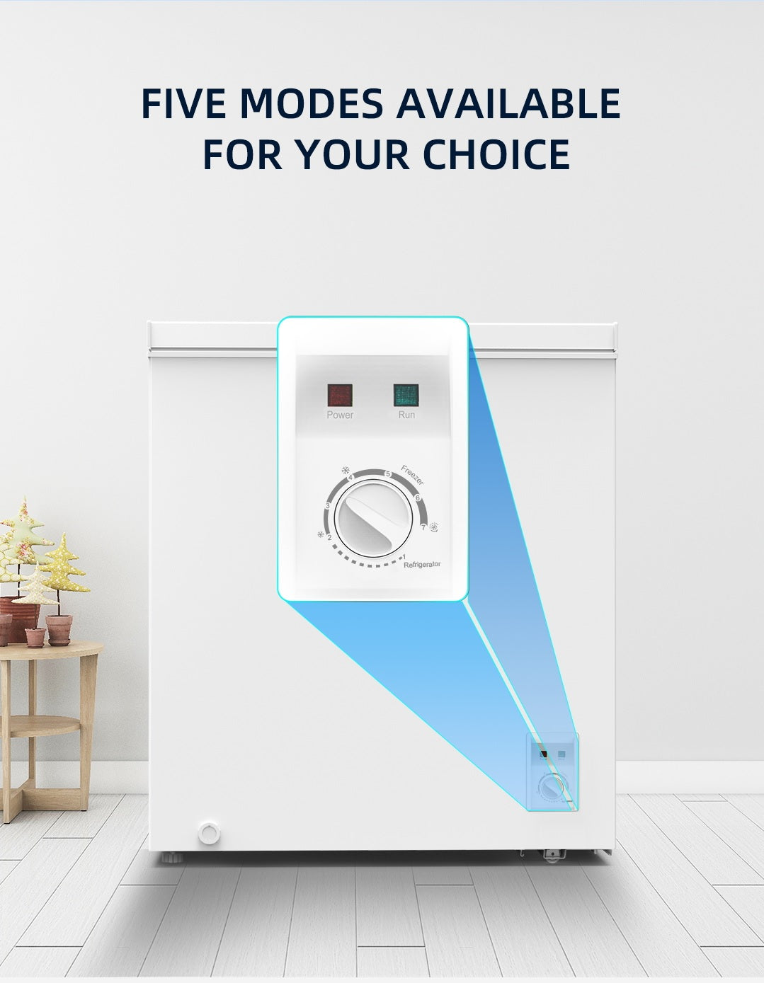 P1150ML2W 142 Litre Chest Freezer - Image 9