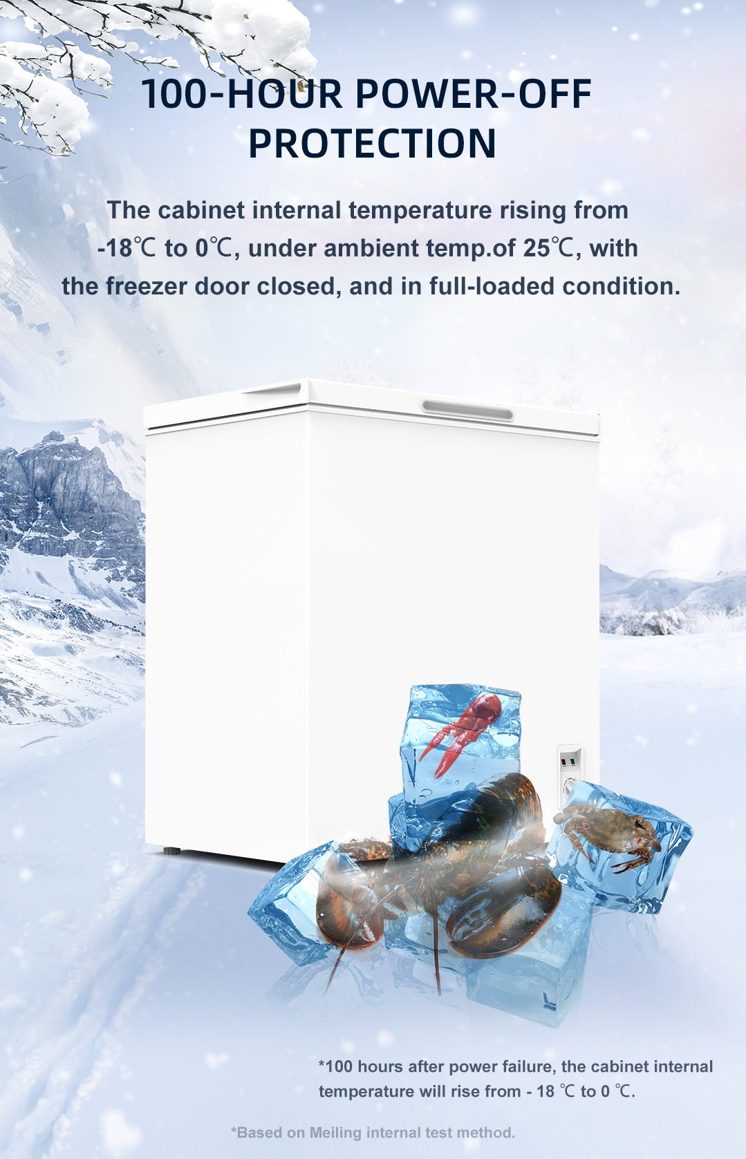 P1150ML2W 142 Litre Chest Freezer - Image 12