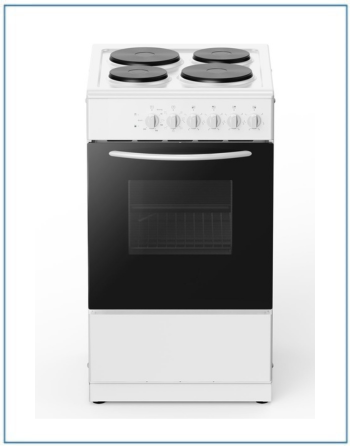 P05E1MDW Powerpoint Freestanding Electric Cooker – 52L Oven