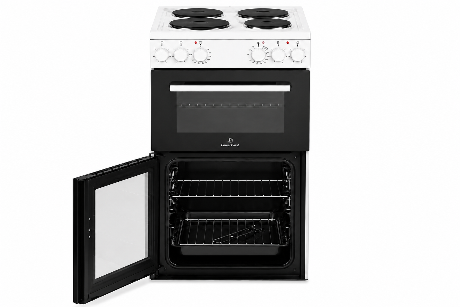 P05E2AW 50cm Twin Cavity Solid Top Cooker - Image 2